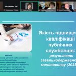 Науково-педагогічні працівники кафедри менеджменту та публічного управління взяли участь у вебінарі НАДС
